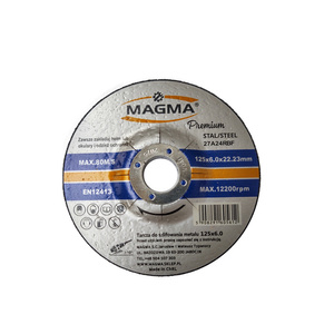 5 Tarcz do szlifowania metalu stali 125x6,0mm MAGMA Premium 125x6 125 x 6 zdjęcie nr 2