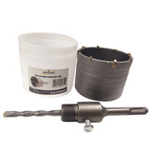 Otwornica do betonu 80mm przejście adapter sds+ plus frez przejścia