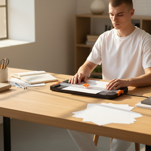 Trymer gilotyna obcinarka do papieru A3 A4 A5 B5 zdjęcie nr 9