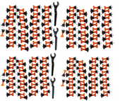 System poziomowania płytek 200 elementów + klucze 12-001-002
