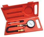 Tester sprężaniabenzyna G324 miernik paliwa G324 manometrdo pomiaru ciśnienia B COMPRESSION CAR ENGINE TEST GAUGE TESTER KIT TOOL UNIQUE COMPRES 1006G