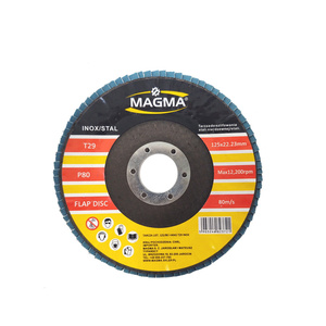 Tarcza lamelowa 125 gr80 P80 inox 10 sztuk tarcze do stali nierdzewnej listowe lamelka wachlarzowa płytkowa płytkowe zdjęcie nr 7