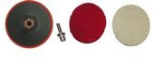 Dysk na rzep tarcza do polerowania + filc 6mm Grinder Backing Pad