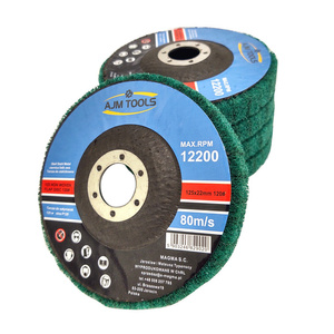 Tarcze do szlifowania metalu miękki satyniarka 125mm włóknina POLISHING satyniarek zdjęcie nr 10