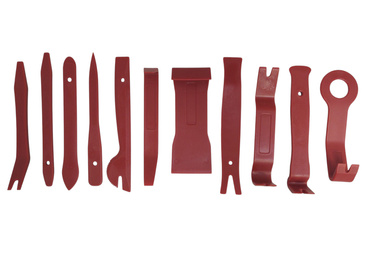 Zestaw ściągaczy do tapicerki 11 cz. spinek kołków łomy dźwignie 11el otwieraki otwieracze klucze trim removal set nylon 11pcs zdjęcie nr 3