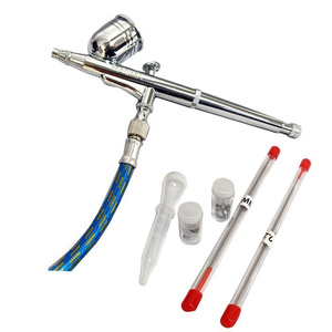 Aerograf z wężem dużego kompresora AB-130 3 dysze 0,2; 0,3; 0,5 pistolet AB130 AB 130 zdjęcie nr 3