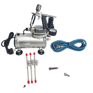 Aerograf AB-116K 4 dysze z kompresorem zestaw do malowania AB116K zdjęcie nr 3