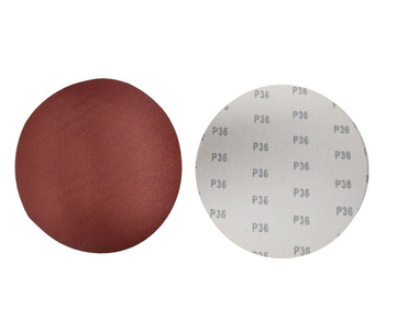 Krążek ścierny 225mm papier na rzep gr. 36 1 szt ścierny krążki samoprzylepne styropianu zdjęcie nr 2