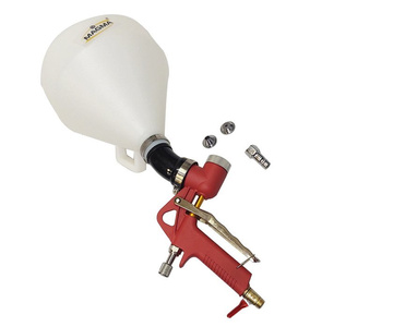 Pistolet do tynków plastik 001AD + zawór + przegub z dyszami 2.0 3.0 4.0 6.0 8.0 + przewód wąż pneumatyczny 15mb PE 8x12 zdjęcie nr 6