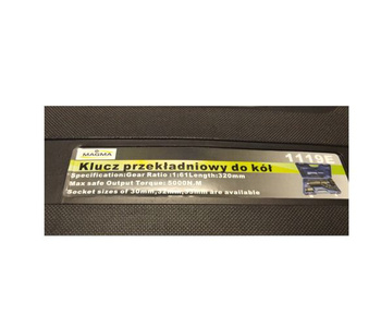 Klucz do kół z przekładnią 30 32 33mm 1:61 + nasadki udarowe 1" klucza 17-41 zestaw 10el. nasadka zdjęcie nr 11