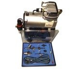 Kompresor do malowania z butlą TC-20T z aerografem TG-203K