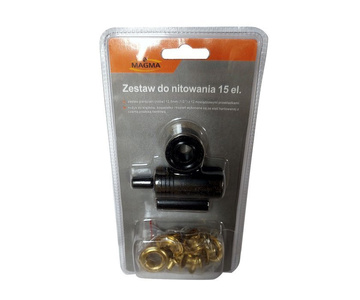 Zestaw do nitowania zaciskania oczek plandeki 15el M10009 zdjęcie nr 8