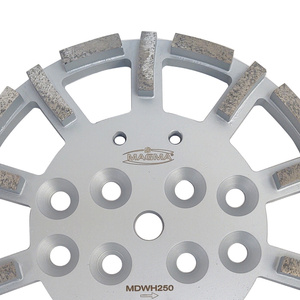 Tarcza garnkowa MDWH 250 MDWH250 szlifowania frezowania betonu talerz do posadzek podłogowa zdjęcie nr 7