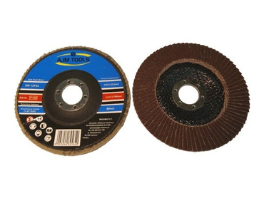 Tarcza tarcze lamelka listkowa 125mm 100 do metalu AJM TOOLS 80 listków zdjęcie nr 1