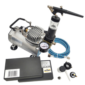 Kompresor mini aerograf AB138 AB 138 AB-138 0,3; 0,5; 0,8mm zestaw do malowania do aerografii sprężarka zdjęcie nr 14