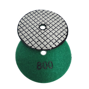 Tarcza diamentowa rzepik na sucho 100 mm gr 800 szare szlifowania gres gresu kamień granit poler polerowania polerska fazowania P 800 G800 #800 zdjęcie nr 2