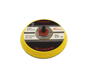 Tarcza dysk do szlifierki na rzep 125mm 5" 5/16" bez dziur sanding pad na rzep zdjęcie nr 2