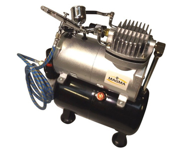 Kompresor do malowania z butlą 3l TC-20T z aerografem TG-203S zdjęcie nr 10