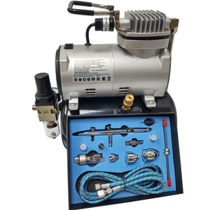 Aerograf AB186K pompa powietrza z butlą zestaw kompresor sprężarka AB-186K zdjęcie nr 5