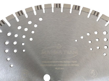Tarcza diamentowa do cięcia betonu krawężników pro laserowa 400x25,4mm MLRC401 Turbo laser Magma żelbeton do betonu zbrojonego MLRC 400x25,4 400 x 25,4 400x25,4mm H 15 mm zdjęcie nr 4