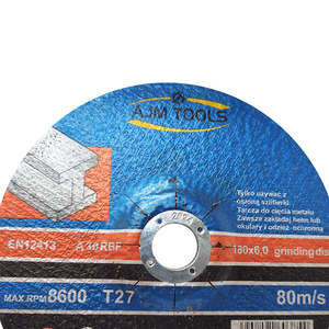 Tarcza do szlifowania metalu stali 180 x 6mm AJM Tools 180x6 zdjęcie nr 4