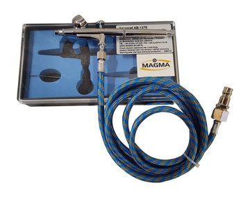 Aerograf z wężem dużego kompresora AB-137 0,3 areograf malarski do malowania zdjęcie nr 6