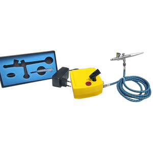 Zestaw do malowania Aerograf 207 dwufunkcyjny dysza 0,4 + mini kompresor TC-100 AB-207 do malowania paznokci zdjęcie nr 3