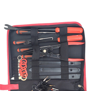 Ściągacze do tapicerki szczypce wyjmaki spinki do radia zestaw 43 elementy zdjęcie nr 5