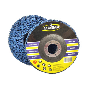 Dysk krążek tarcza 125 do usuwania rdzy farby włosy murzyna włóknina niebieska tarcza do szlifowania metalu 125mm tarcze Krążek z nylonu ściernego 125x22mm do czyszczenia zgrubnego zdjęcie nr 8