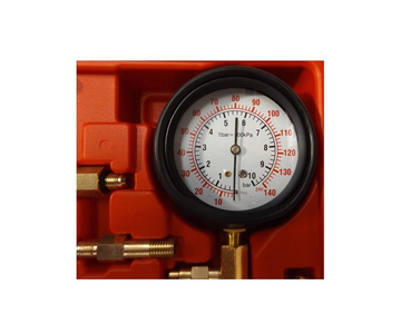 Tester ciśnienia wtrysku benzyny miernik sprężania TU-114 Truck Car Petrol Diesel Fuel Pressure Gauge Tester Kit Tool Set Injector 1014G zdjęcie nr 3