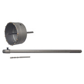 Otwornica do betonu 80mm przejście adapter sds+ plus frez przejścia adapter 450mm SDS MAX