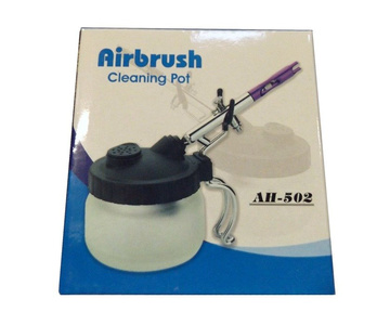 Słoik do czyszczenia pistoletu zbiornik czyszczący stojak 502 AH-502 stacja zdjęcie nr 4
