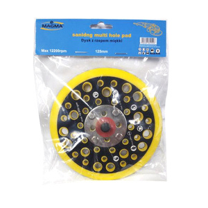 Tarcza na rzep dysk szlifierki pneumatycznej 125mm wiele otworów zdjęcie nr 7