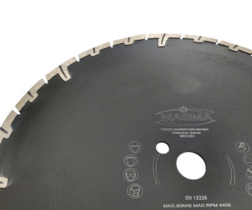 Tarcza diamentowa segmentowa do cięcia betonu 350x25,4mm GC MDC350 głębokie cięcie Magma MDC 350x25,4 350 x 25,4 350x25,4mm zdjęcie nr 4