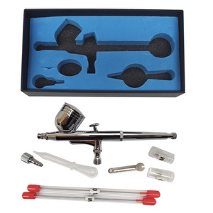 Aerograf AB-130 3 dysze 0,2; 0,3; 0,5 do aerografii BEZ LOGO AB130 AB 130 zdjęcie nr 4