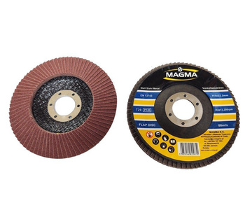 Tarcza tarcze lamelka listkowa 115mm gr 120 10 sztuk do metalu Magma płytkowa płytkowe zdjęcie nr 6