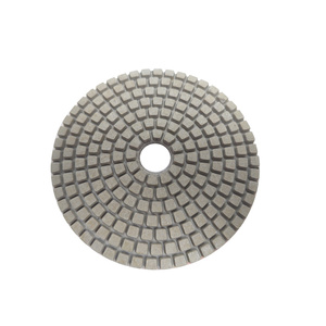 Tarcza diamentowa rzepik na mokro 100 mm gr 3000 biały szlifowania gres gresu kamień granit poler polerowania polerska fazowania P 3000 G3000 #3000 zdjęcie nr 4