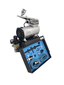 Aerograf AB-183K AB183K AB 183K + kompresor z butlą TC-20T zestaw pneumatyczny lakierniczy zdjęcie nr 26