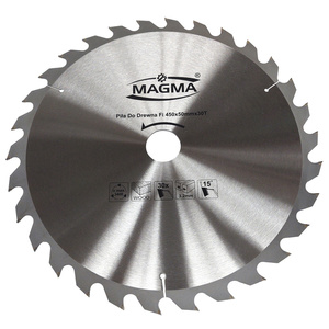 Piła tarcza tarcze do cięcia drewna 450 mm 30t z widią 450x50 mm x 30 zębów widiowa Magma 450x50x30T red 32 mm 30 mm 450x35 450x30 zdjęcie nr 5