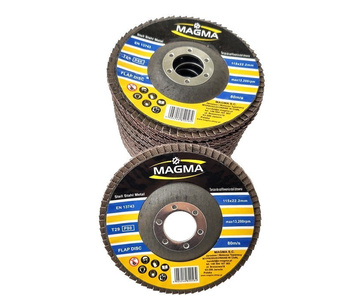 Tarcza tarcze lamelka listkowa 115mm gr 80 do metalu Magma płytkowa płytkowe zdjęcie nr 9