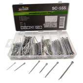 Zawleczki proste zestaw zawleczek 555 szt. komplet cotter pins SC-555