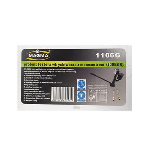 Tester ciśnienia wtryskiwaczy diesel z manometrem 60 MPa próbnik TDI CDI 1106G przyrząd do regulacji rozpylaczy 600bar traktor 600 bar zdjęcie nr 8