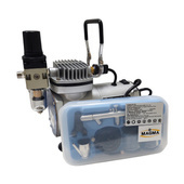 Zestaw malarski kompresor z aerografem AB-128 MAGMA AB128 AB 128