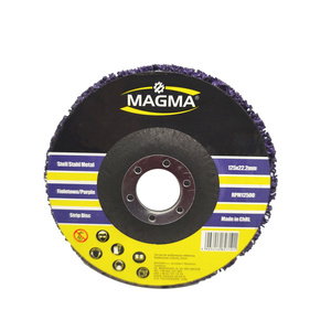 Dysk krążek tarcza 125 do usuwania rdzy farby włosy murzyna włóknina fioletowa tarcza do szlifowania metalu 125mm tarcze ściernica do czyszczenia piast zdjęcie nr 14