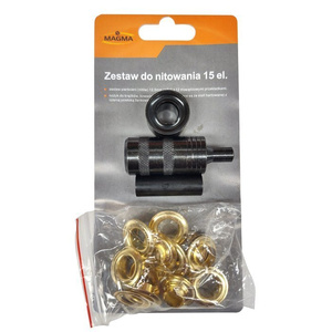 Zestaw do nitowania zaciskania oczek plandeki 15el M10009 zdjęcie nr 10