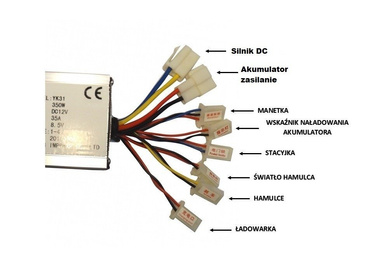 Sterownik do skutera elektrycznego 12V 350W zdjęcie nr 4