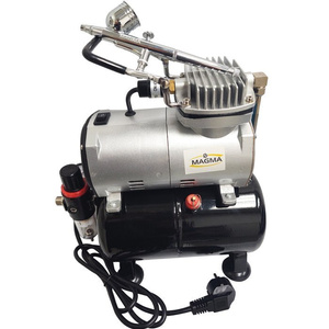 Aerograf AB-130K AB130K AB 130K kompresor z butlą zestaw malarski mini zdjęcie nr 11