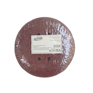 Krążki ścierne 150mm papier na rzep gr 36 z otworami 100szt ścierny krążek samoprzylepne zdjęcie nr 3