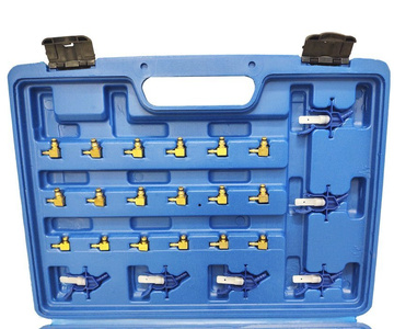 Zestaw tester ciśnienia wtryskiwaczy próbnik diesel z manometrem 60MPa 1106G i tester common rail zdjęcie nr 9