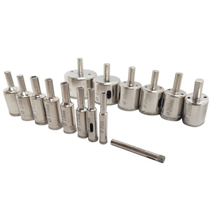 Zestaw otwornic diamentowych otwornice diamentowe 15el. 6mm, 8mm, 10mm, 12mm, 14mm, 16mm, 18mm, 20mm, 22mm, 25mm, 26mm, 28mm, 30mm, 40mm, 50mm profesjonalny zestaw zdjęcie nr 4